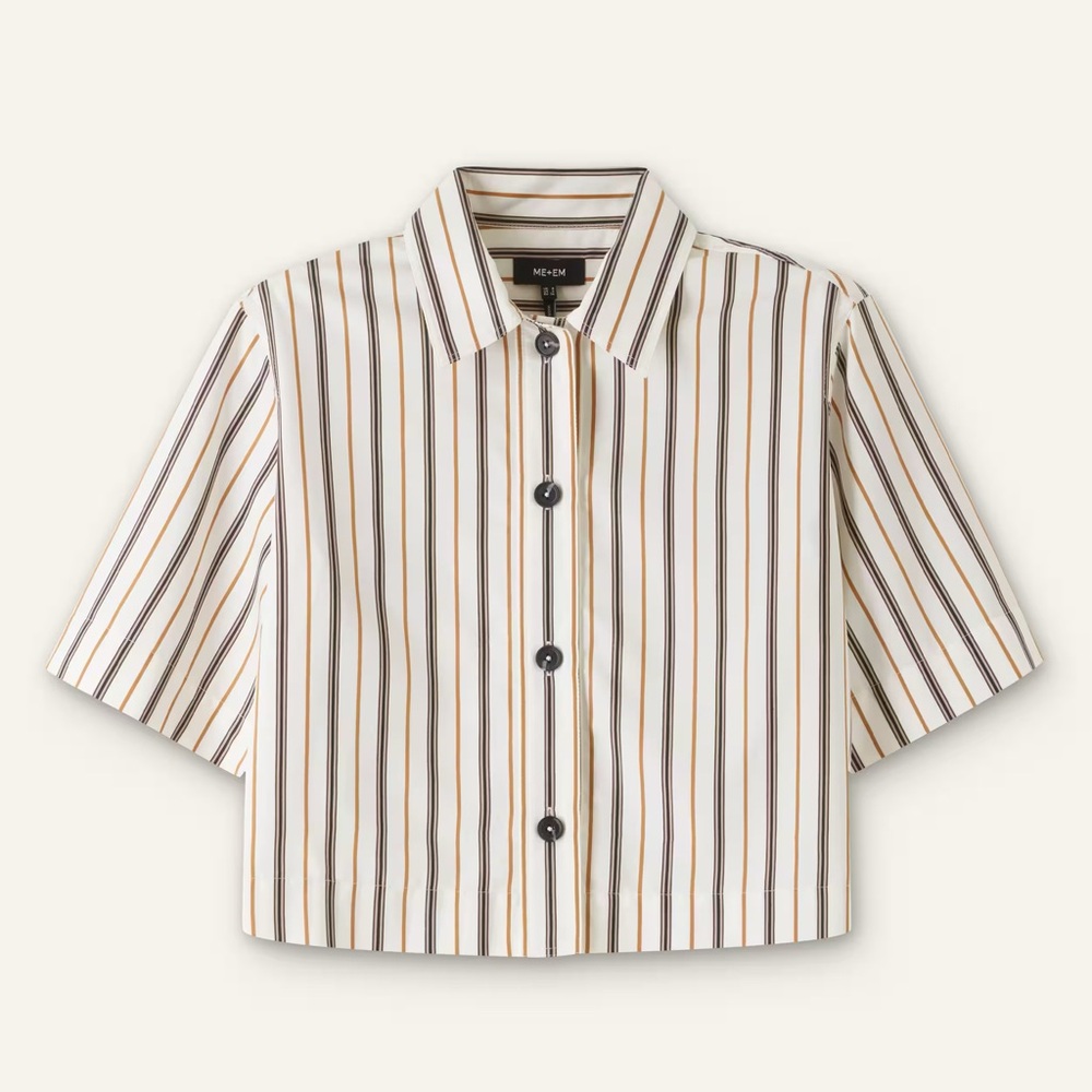 Fluid Crop Overshirt